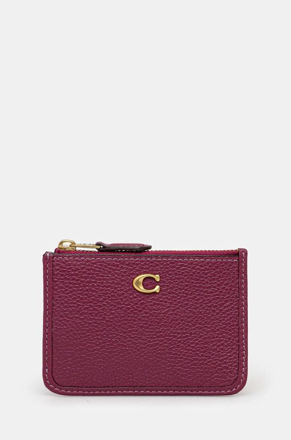 Coach Kožni etui za ključeve Coach za žene, boja: crna, CR550