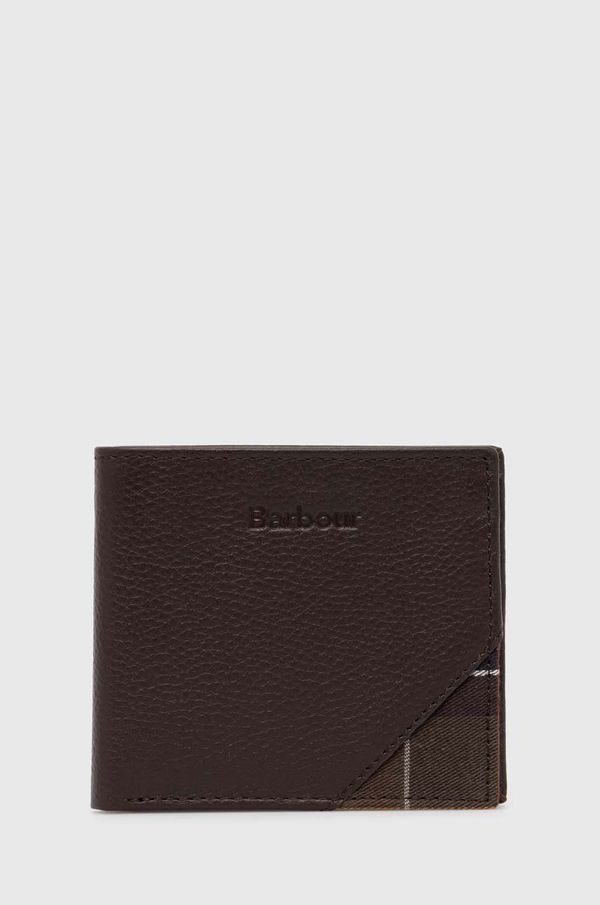 Barbour Kožni novčanik Barbour za muškarce, boja: smeđa, MLG0063