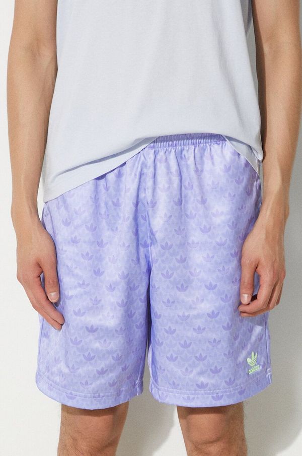 adidas Originals Kratke hlače adidas Originals Mono Satin za muškarce, boja: ljubičasta, IS2935