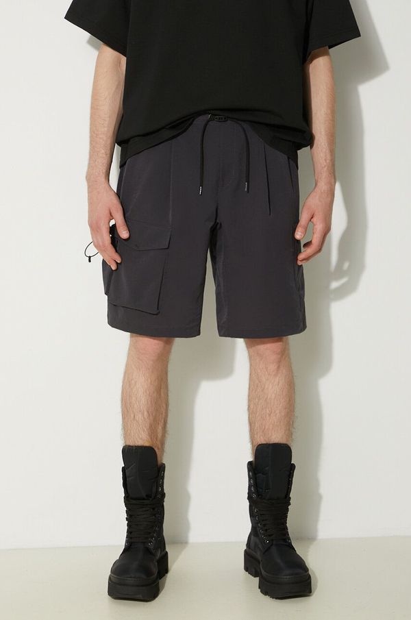 Nanga Kratke hlače Nanga Dotair® Utility Pk Cargo Shorts za muškarce, boja: crna, NW2411.1H202.A