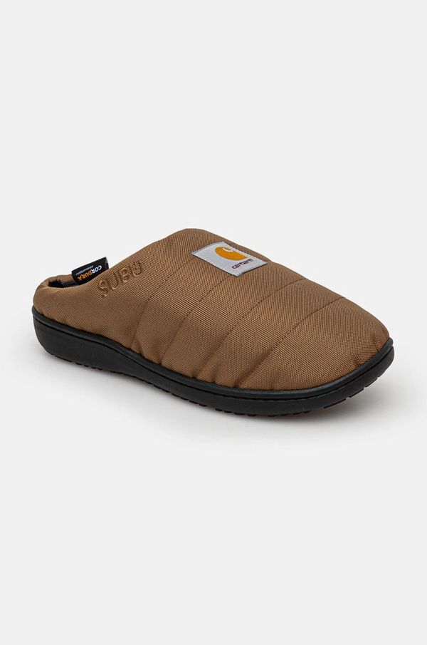 Carhartt WIP Kućne papuče Carhartt WIP Cordura Slippers boja: smeđa, I034118.HZXX