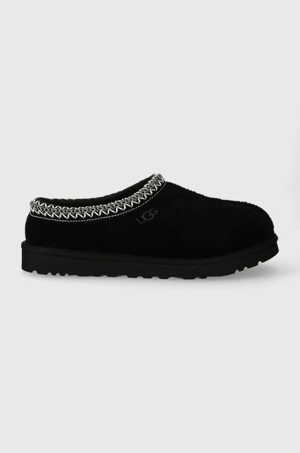 Ugg Kućne papuče od brušene kože UGG Tasman boja: crna, 5950