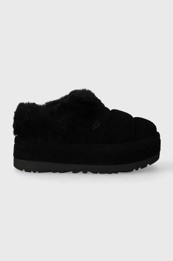 Ugg Kućne papuče od brušene kože UGG Tazzlita boja: crna, 1146390