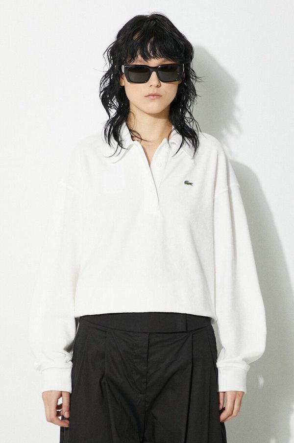 Lacoste Dukserica Lacoste za žene, boja: bijela, bez uzorka, SF9449