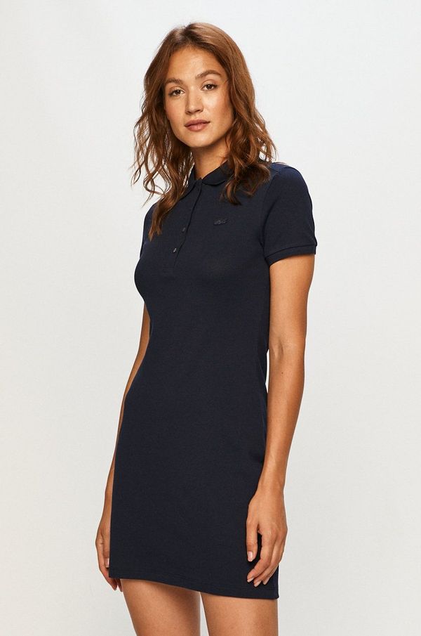 Lacoste Haljina Lacoste boja: tamno plava, EF5473-001
