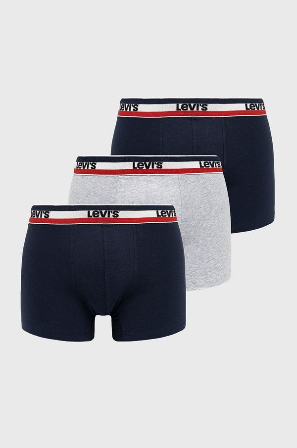 Levi's Bokserice Levi's za muškarce, boja: tamno plava, 37149.0542-navygreyme