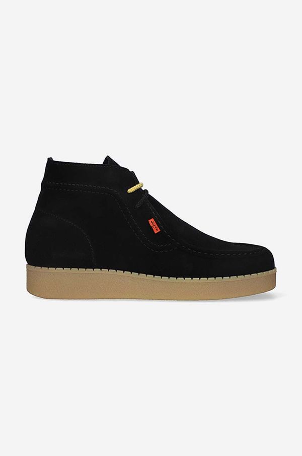 Levi's Gležnjače od brušene kože Levi's boja: crna, D7352.0003-black