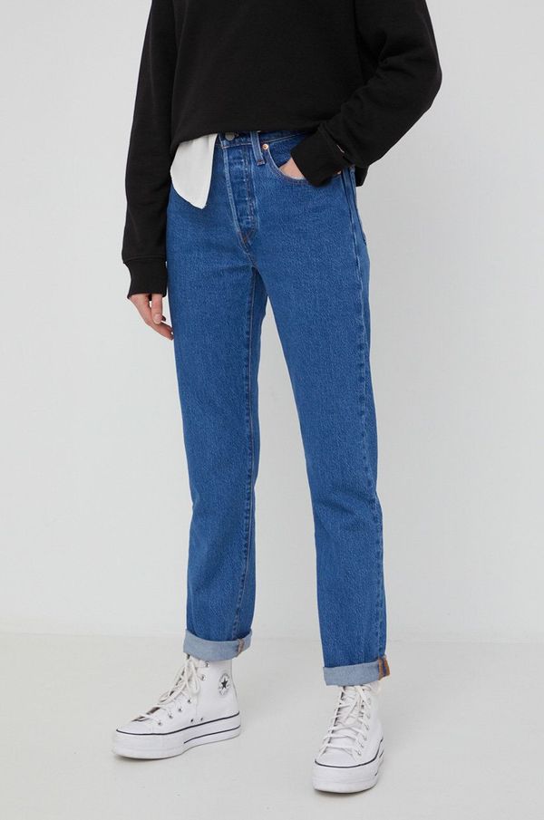 Levi's Traperice Levi's 501 za žene, 36200.0225-MedIndigo