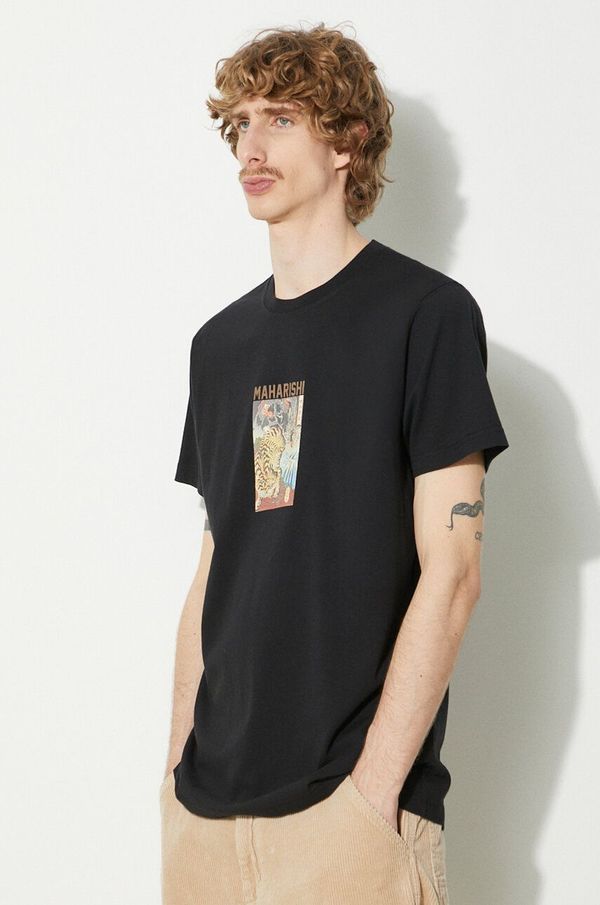 Maharishi Pamučna majica Maharishi Tiger Vs. Dragon T-Shirt za muškarce, boja: crna, s tiskom, 1078.BLACK