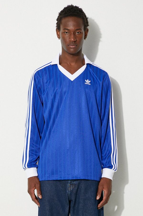 adidas Originals Majica dugih rukava adidas Originals Adicolor Piqué Football Long Sleeve za muškarce, s aplikacijom, IX5227