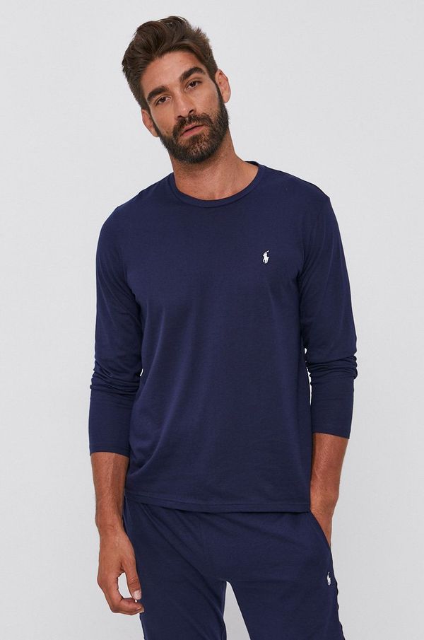 Polo Ralph Lauren Majica dugih rukava Polo Ralph Lauren za muškarce, boja: tamno plava, 714844759002