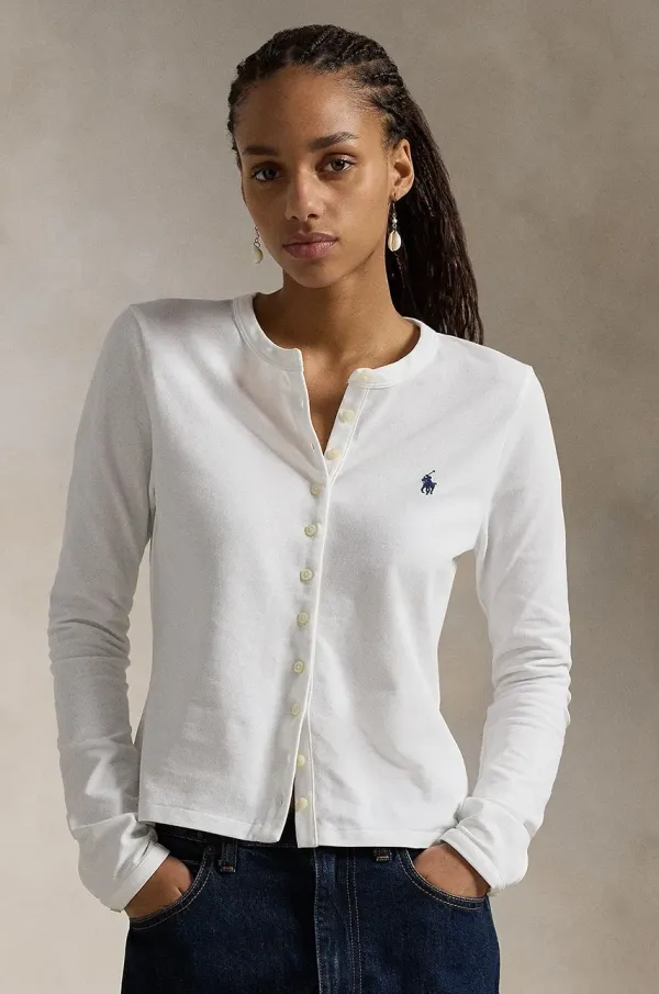 Polo Ralph Lauren Majica dugih rukava Polo Ralph Lauren za žene, boja: crna, 211941175
