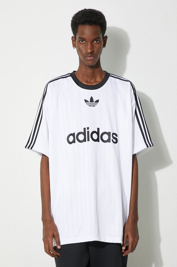 adidas Originals Majica kratkih rukava adidas Originals Adicolor za muškarce, boja: bijela, s tiskom