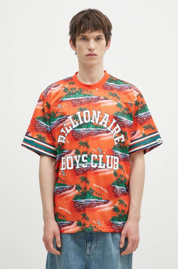 Billionaire Boys Club Majica kratkih rukava Billionaire Boys Club Tropical Island Print Football Top za muškarce, s uzorkom, B24466