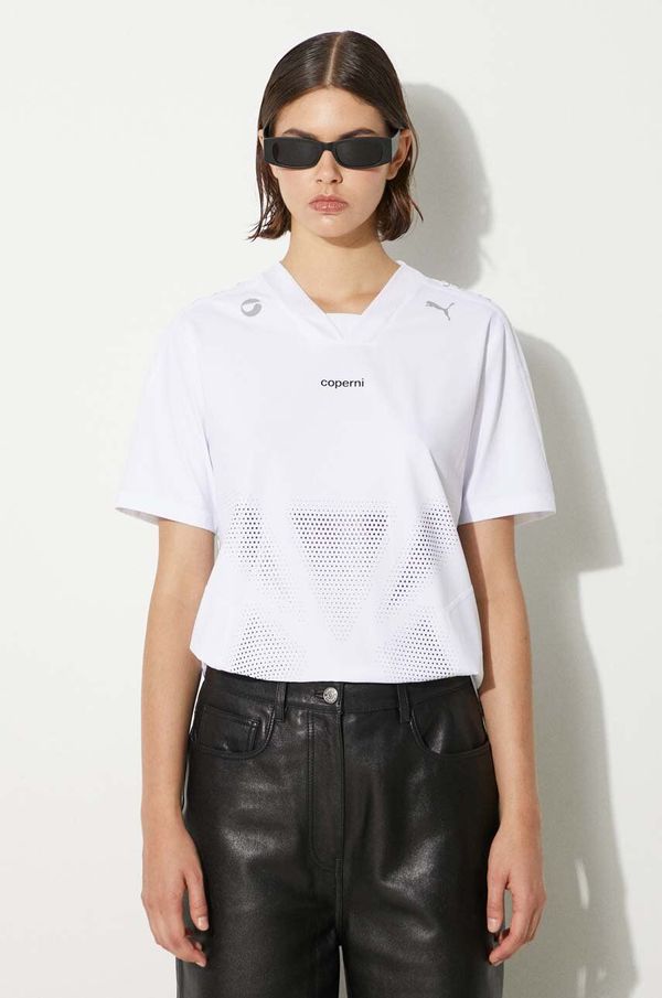 coperni Majica kratkih rukava Coperni PUMA x COPERNI Football Jersey za žene, boja: bijela, 62798202