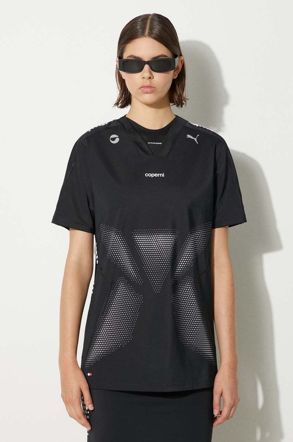 coperni Majica kratkih rukava Coperni PUMA x COPERNI Football Jersey za žene, boja: crna, 62798201