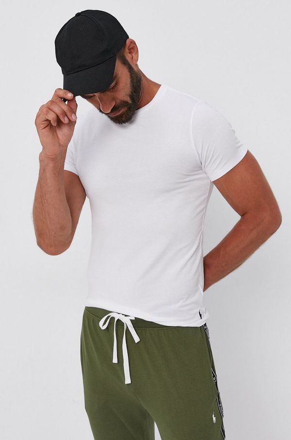 Polo Ralph Lauren Majica kratkih rukava Polo Ralph Lauren (2-pack) za muškarce, boja: bijela, 714835960002