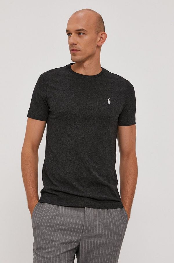 Polo Ralph Lauren Majica kratkih rukava Polo Ralph Lauren za muškarce, boja: crna