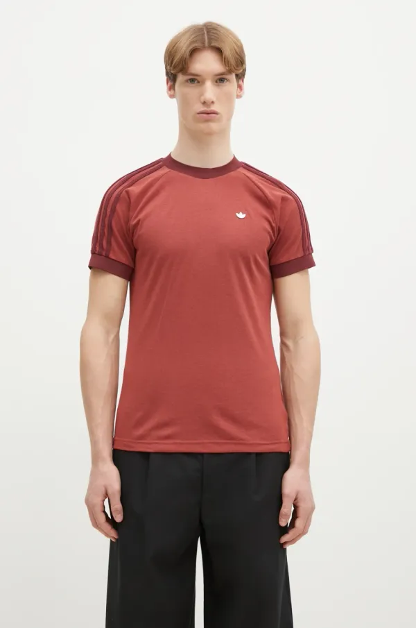 adidas Originals Majica kratkih rukava s dodatkom vune adidas Originals Cali Tee boja: narančasta, bez uzorka, JM3586