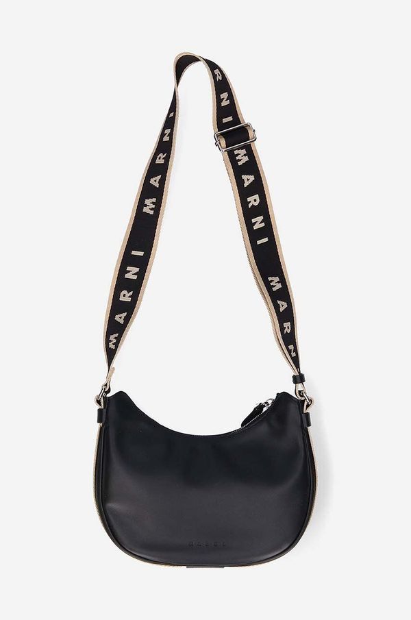 Marni Kožna torba Marni boja: crna, SBMP0128U0.LV589.00N99-black