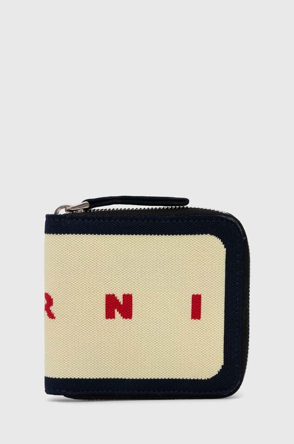 Marni Novčanik Marni boja: žuta, PFMI0050Q0.P4547.ZO101-yellow