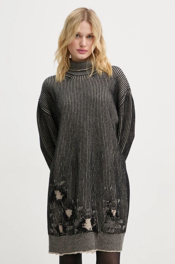 MM6 Maison Margiela MM6 Maison Margiela boja: crna, mini, oversize, S62DA0031.M13076