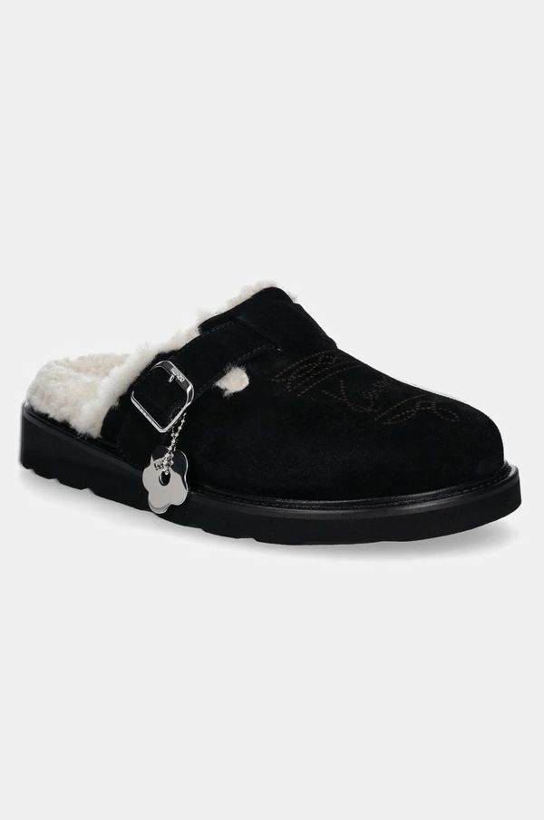 Kenzo Natikače od brušene kože Kenzo Matto Clogs za žene, boja: crna, FE62MU051L58.99