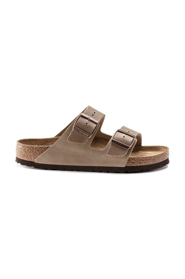 Birkenstock Natikače od nubuk kože Birkenstock Arizona boja: bež, 552813
