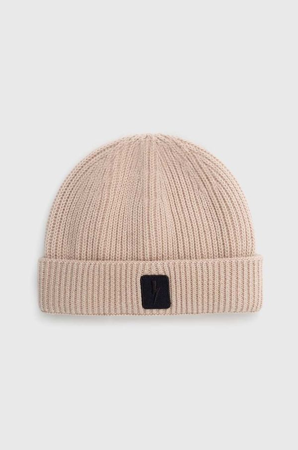 Neil Barrett Kapa s dodatkom vune Neil Barett FISHERMAN BEANIE boja: bež, PBCP335.V9505.9601
