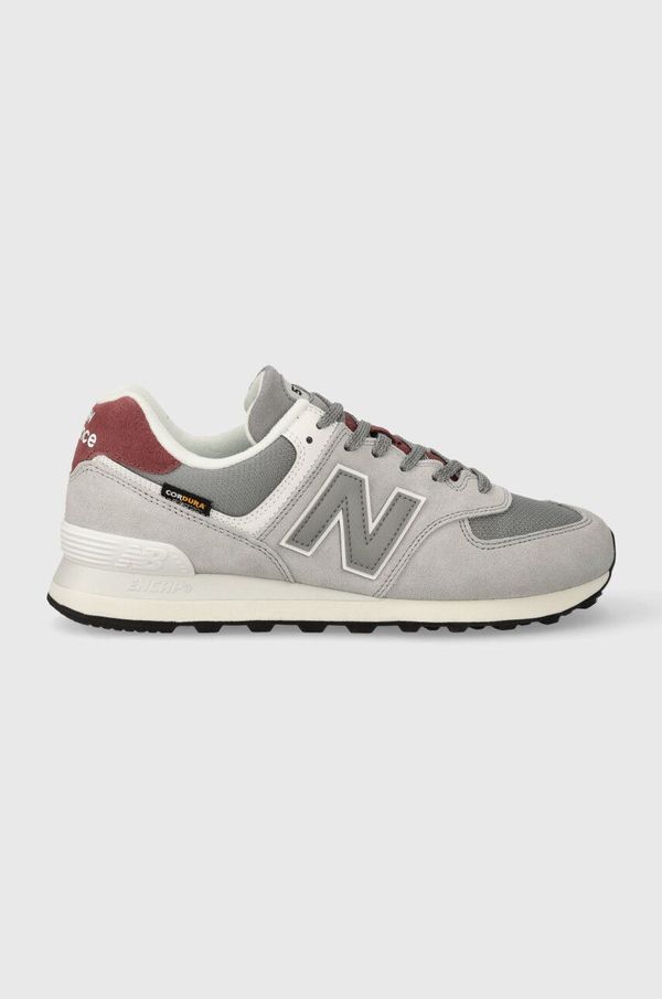 New Balance Tenisice od brušene kože New Balance U574KBR boja: siva