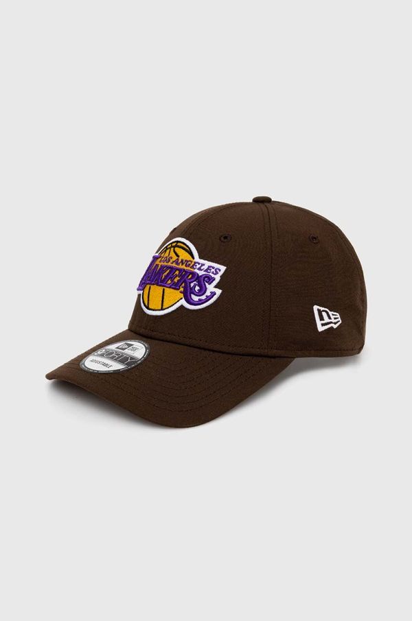 New Era Kapa sa šiltom New Era boja: zelena, s aplikacijom, LOS ANGELES LAKERS