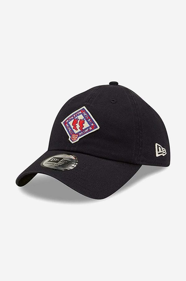 New Era Pamučna kapa sa šiltom New Era boja: crna, s aplikacijom, 60222287-black