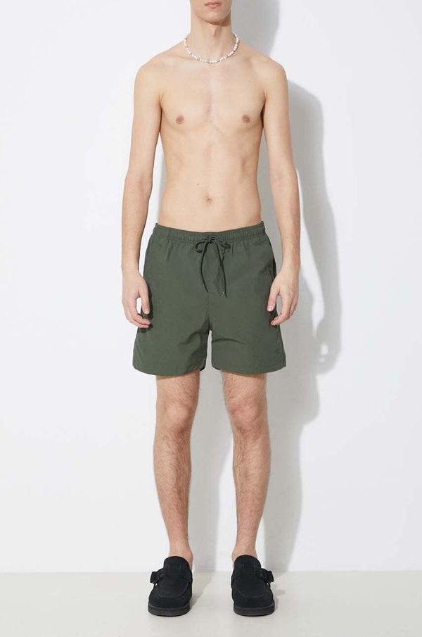 Norse Projects Kratke hlače za kupanje Norse Projects Hauge Recycled Nylon boja: zelena, N35.0606.8022