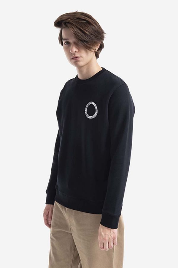 Norse Projects Pamučna dukserica Norse Projects Vagn BMC Logo Print za muškarce, boja: crna, s tiskom, N20.1284.9999-9999