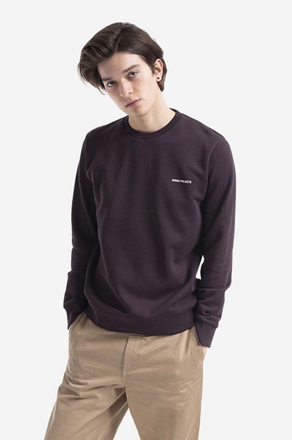 Norse Projects Pamučna dukserica Norse Projects Vagn Logo za muškarce, bez uzorka, N20.1283.2061-2061