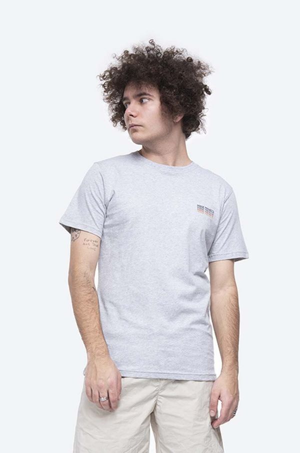 Norse Projects Pamučna majica Norse Projects boja: siva, glatki model, N01.0541.1026-1026