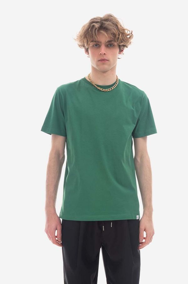 Norse Projects Pamučna majica Norse Projects Niels Standard boja: zelena, glatki model, N01.0559.8082-8082