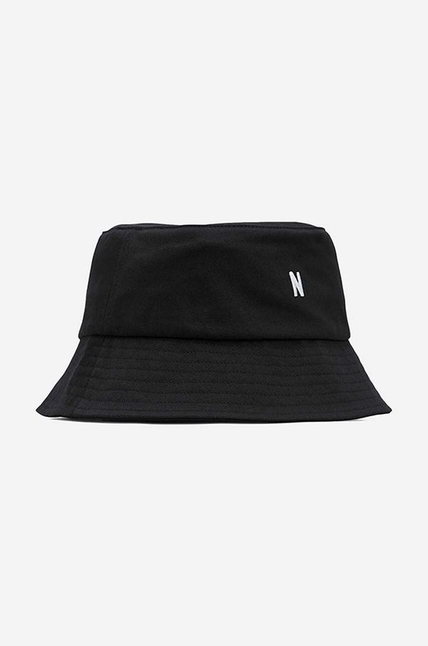 Norse Projects Pamučni šešir Norse Projects boja: crna, pamučni, N80.0101.9999-9999