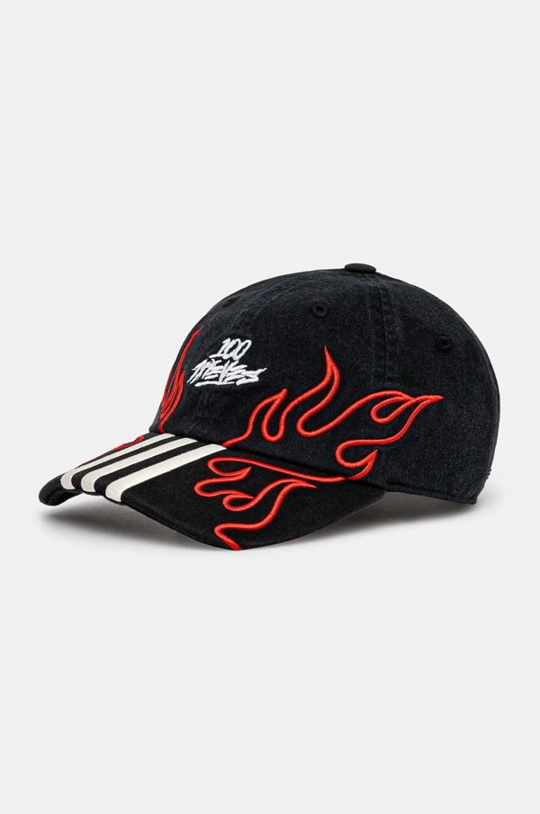 adidas Originals Pamučna kapa sa šiltom adidas Originals 100T Cap boja: crna, s aplikacijom, JE0319
