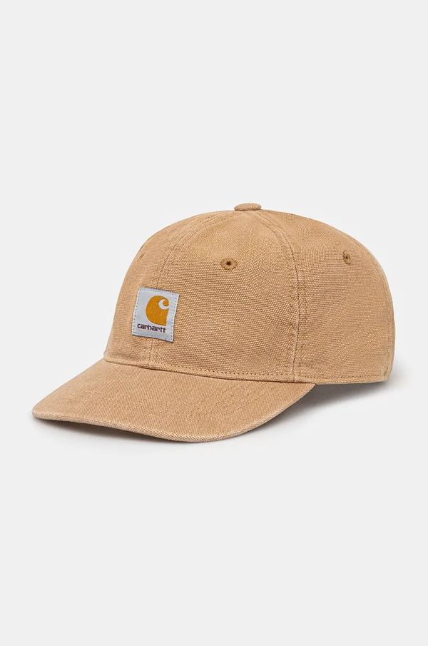 Carhartt WIP Pamučna kapa sa šiltom Carhartt WIP Icon Cap boja: zelena, s aplikacijom, I033359.2FSXX