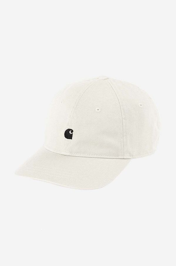 Carhartt WIP Pamučna kapa sa šiltom Carhartt WIP Madison glatka, I023750.-WAX/BLACK