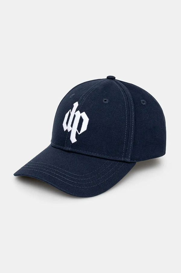 DARKPARK Pamučna kapa sa šiltom DARKPARK Logo Embroidered boja: tamno plava, s aplikacijom, UHT01.AFA02.5102