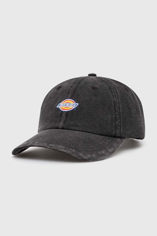 Dickies Pamučna kapa sa šiltom Dickies boja: crna, s aplikacijom