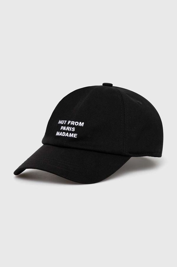 Drôle de Monsieur Pamučna kapa sa šiltom Drôle de Monsieur La Casquette Slogan boja: crna, s aplikacijom, PERM-CP151-CO138-BL