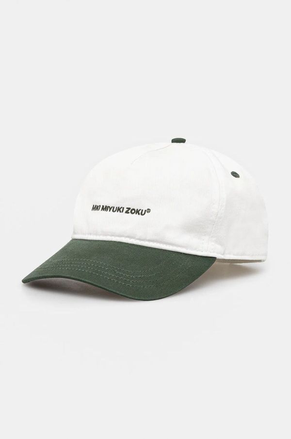MKI MIYUKI ZOKU Pamučna kapa sa šiltom MKI MIYUKI ZOKU Classic Ball Cap boja: bijela, s aplikacijom, CLASSIC.BALL.CAP
