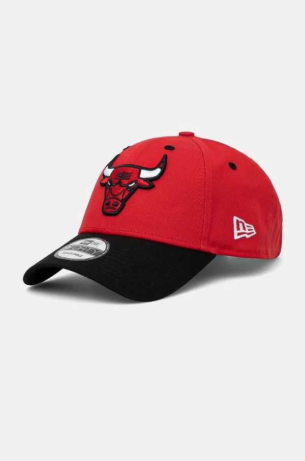 New Era Pamučna kapa sa šiltom New Era NBA SIDE PATCH 9FORTY® CHICAGO BULLS boja: crvena, s aplikacijom, 60565137