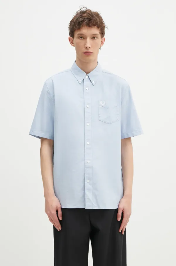 Fred Perry Pamučna košulja Fred Perry za muškarce, regular, s button-down ovratnikom, M8730.146