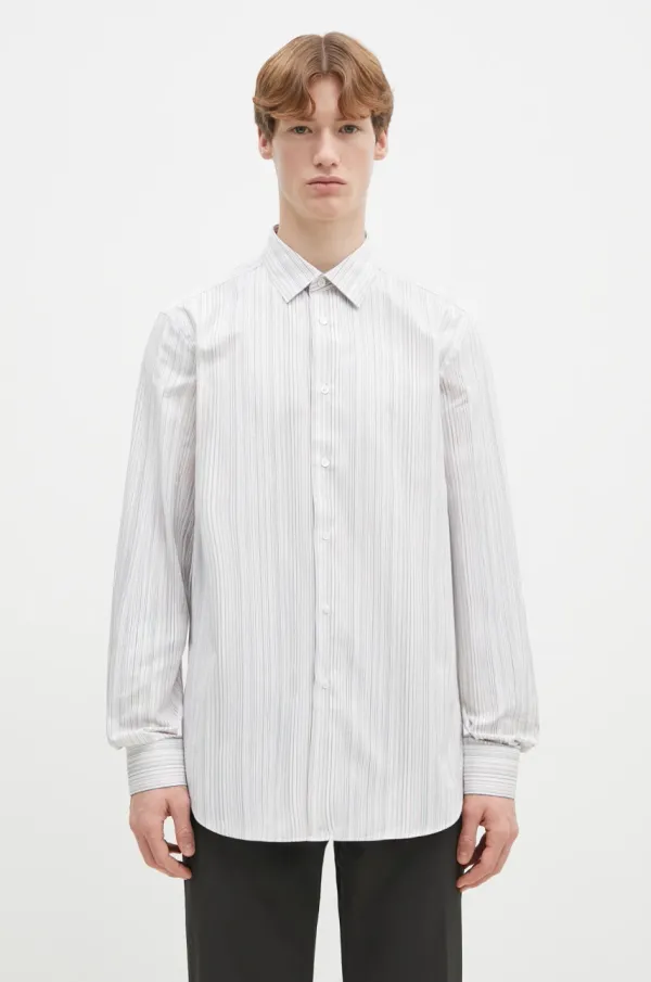 Paul Smith Pamučna košulja Paul Smith za muškarce, boja: bijela, regular, s klasičnim ovratnikom, M1R-800P-P00811