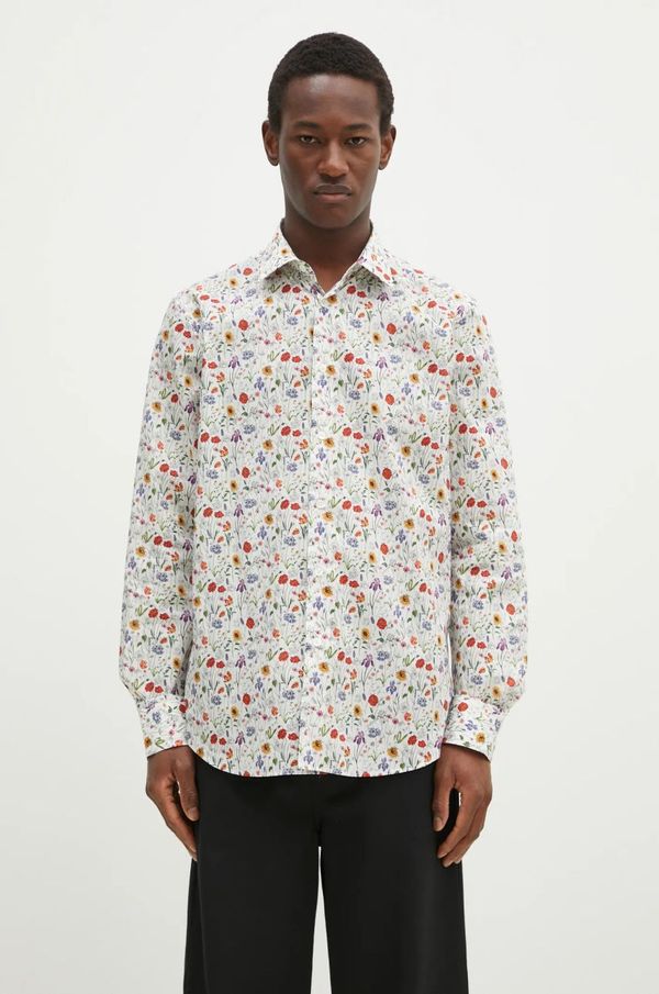 Paul Smith Pamučna košulja Paul Smith za muškarce, boja: bijela, regular, s klasičnim ovratnikom, M1R-800P-P02562