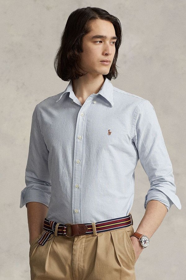 Polo Ralph Lauren Pamučna košulja Polo Ralph Lauren za muškarce, regular, s button-down ovratnikom, 710792041